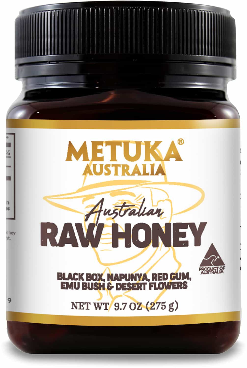 Raw Outback Eucalyptus Honey front
