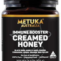 Black Seed Creamed Immune Booster Honey front