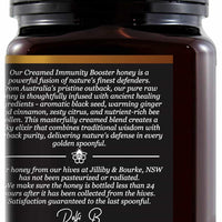 Black Seed Creamed Immune Booster Honey detail
