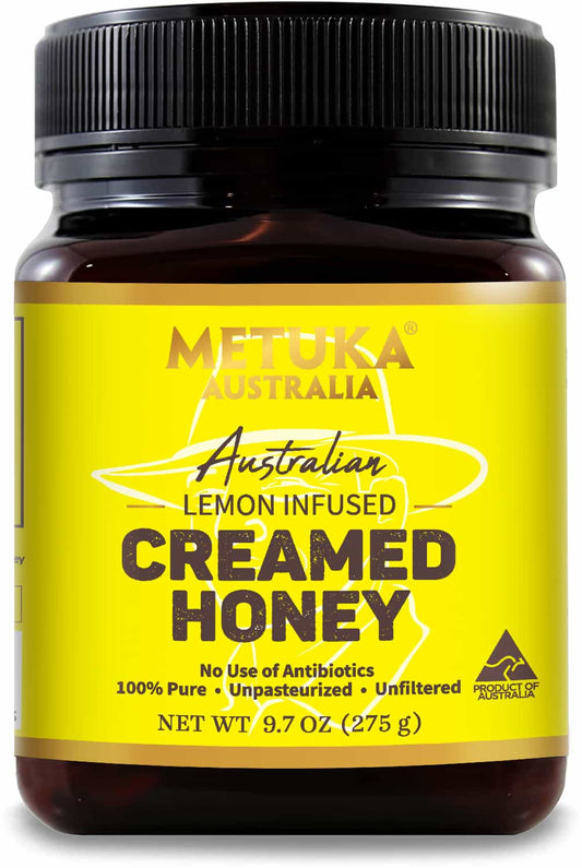 Lemon Infused Creamed Honey front