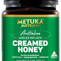 Ginger Infused Creamed Honey front
