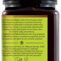 Lemon and Ginger Infused Creamed Honey detail