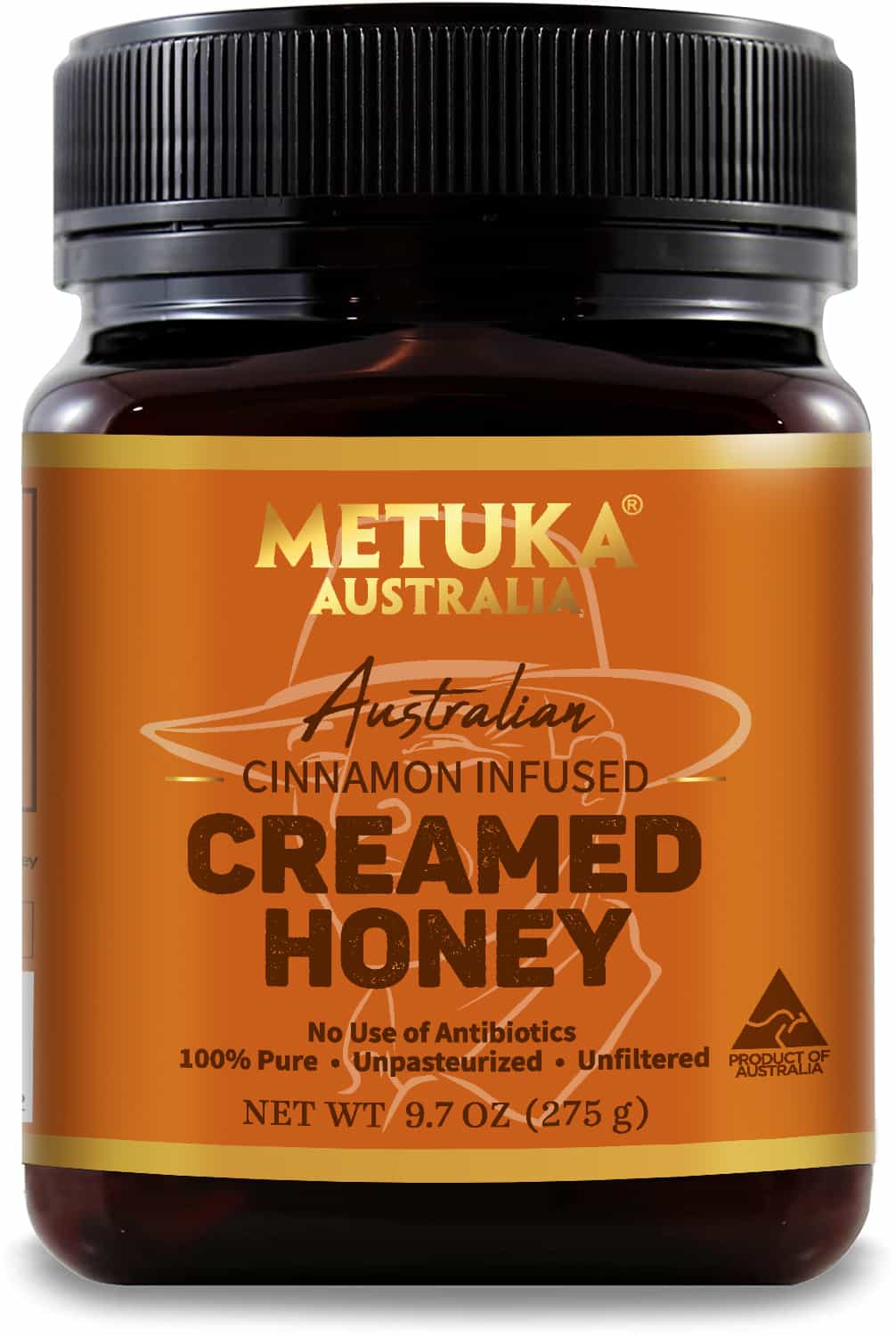 Cinnamon Infused Creamed Honey front